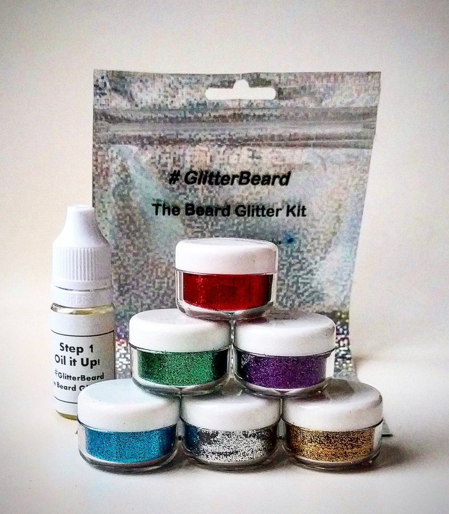 #Glitterbeard, Biodegradable Beard Glitter Kit. 6 Colour Set – Half ...